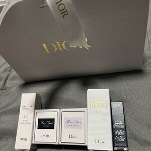 Dior Skincare Collection - Chic White and Gold